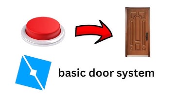 How to Make a Door Open with a Button in Roblox Studio (Easy Script Tutorial)