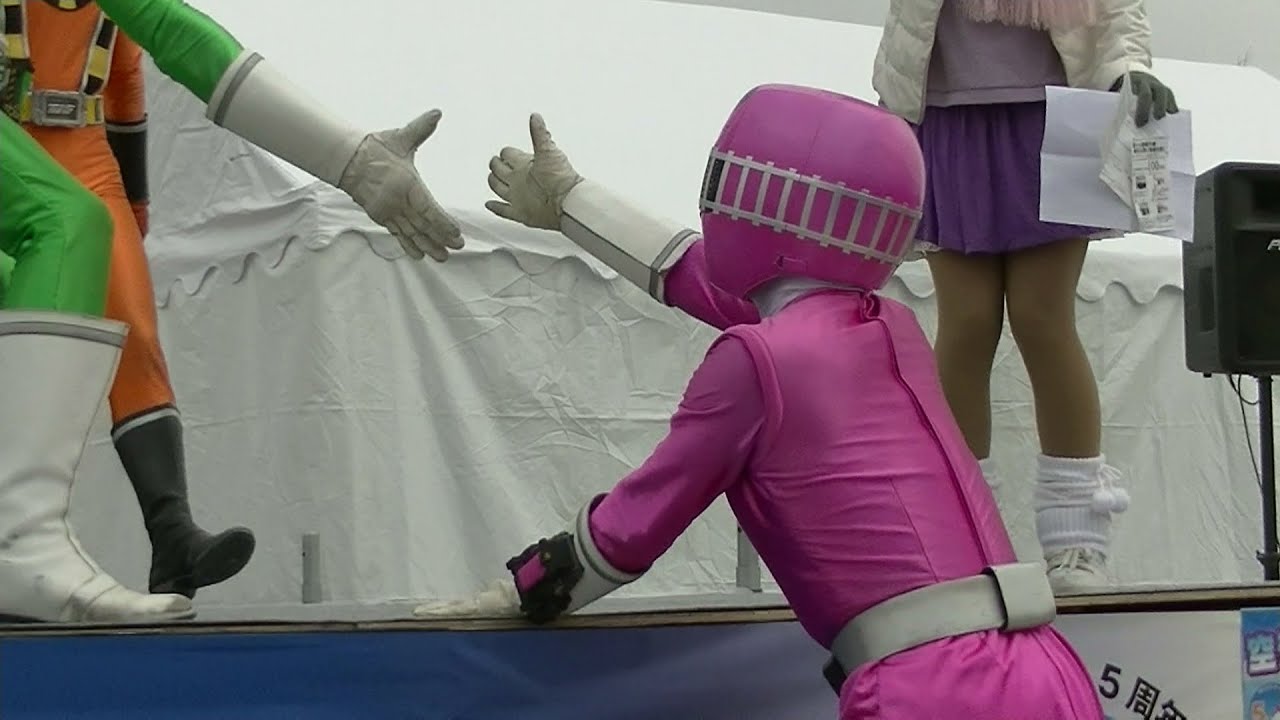 烈車戦隊トッキュウジャーショー 握手会とお別れのあいさつ 1回目  2015.2.21