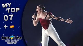 Eurovision 2023 My Top 07 New