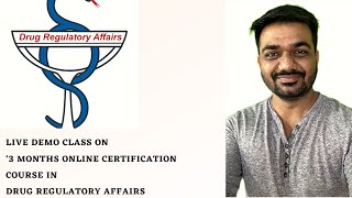 Details Demo class for Drug Regulatory course_Global Pharma Academy Update