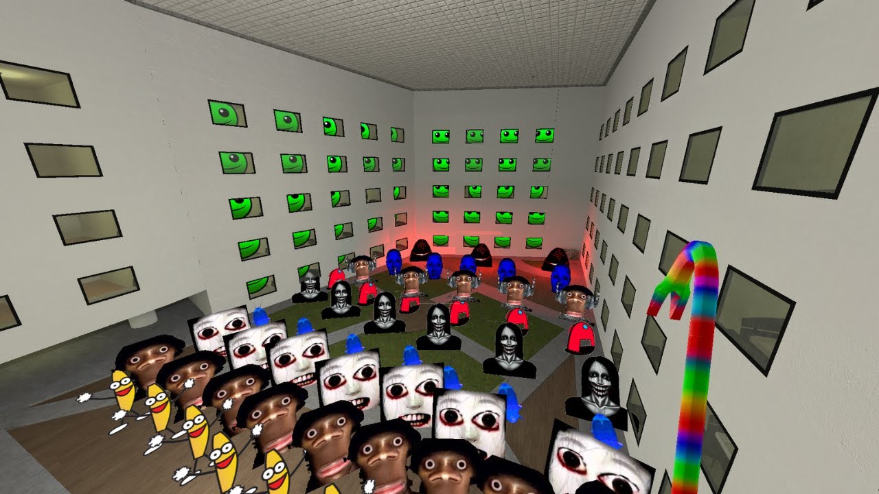 fire in the hotel and too much all nextbot yoshie and tapakah 