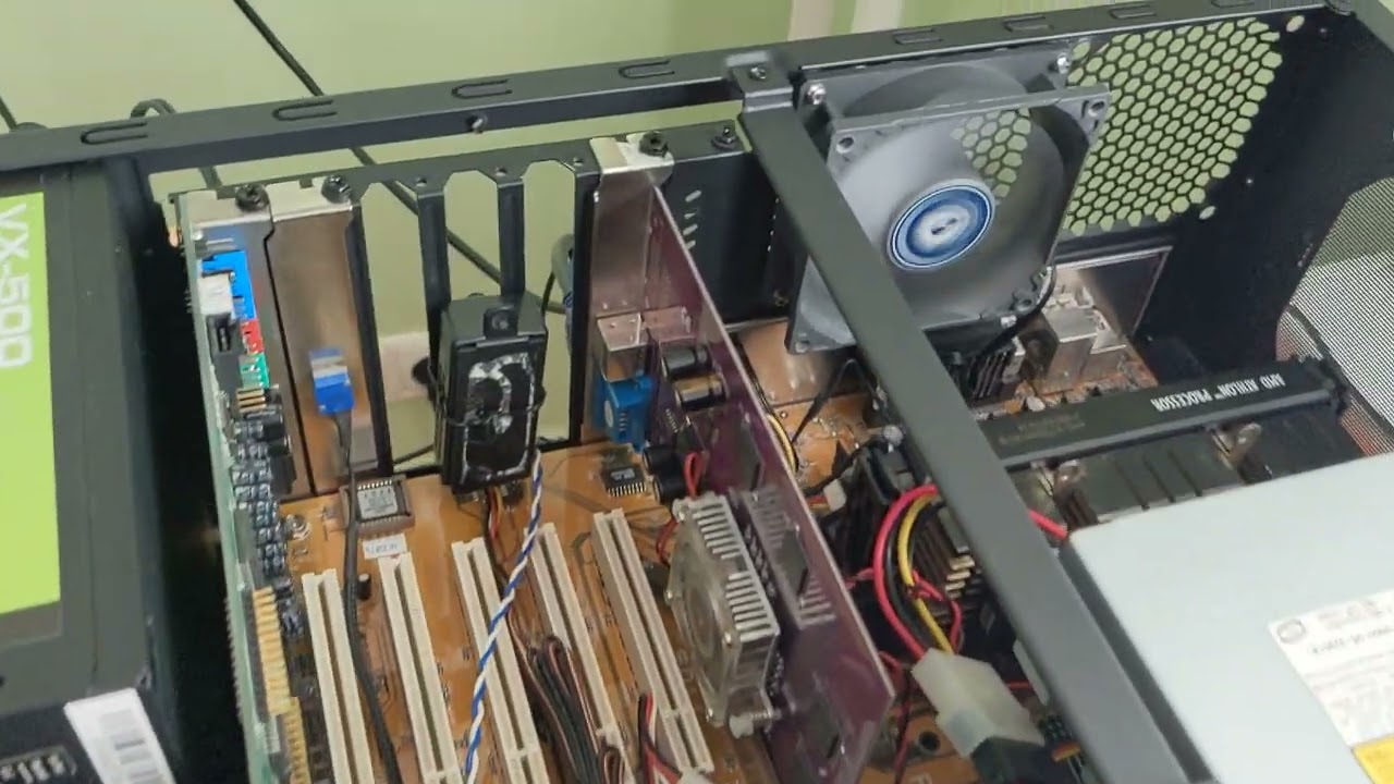 AMD Athlon k7 Slot-A, Jonsbo G3, ретро пк