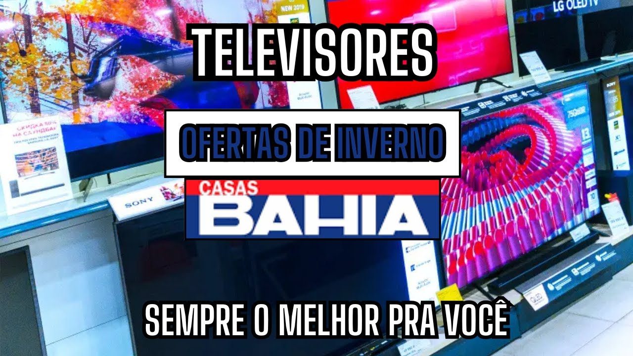 🎯 OFERTAS IMPERDÍVEIS de TV nas Casas Bahia! 📺💥 SMART TVs com até 50% OFF!