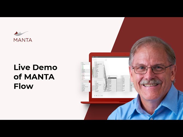 Data Lineage - live demo of MANTA Flow