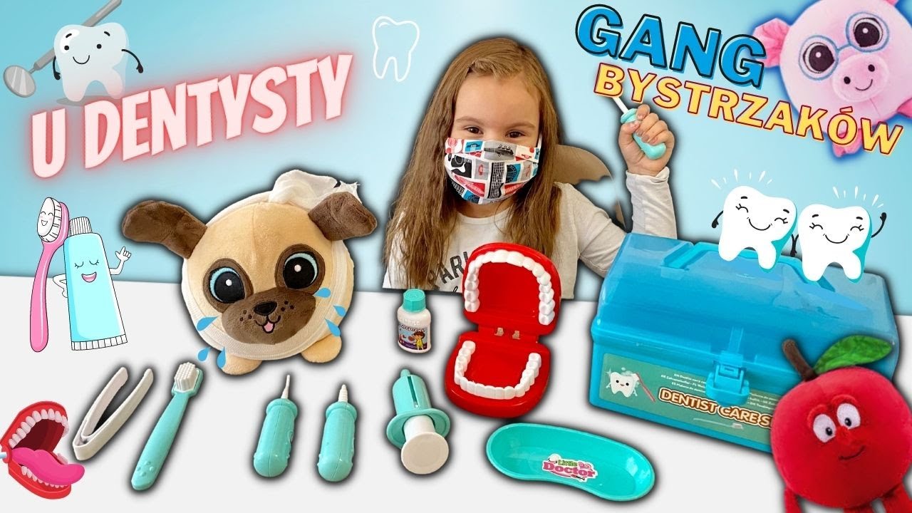 Gang Bystrzaków u dentysty😱🦷 Dżi-Pi-Esa boli ząb🐶