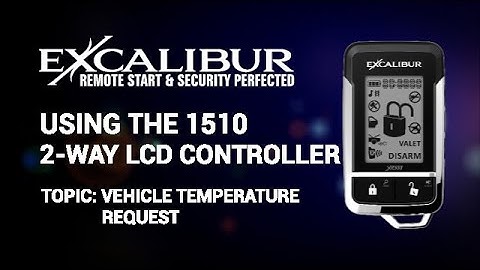 Excalibur 1510 Controller: Vehicle Temperature Request