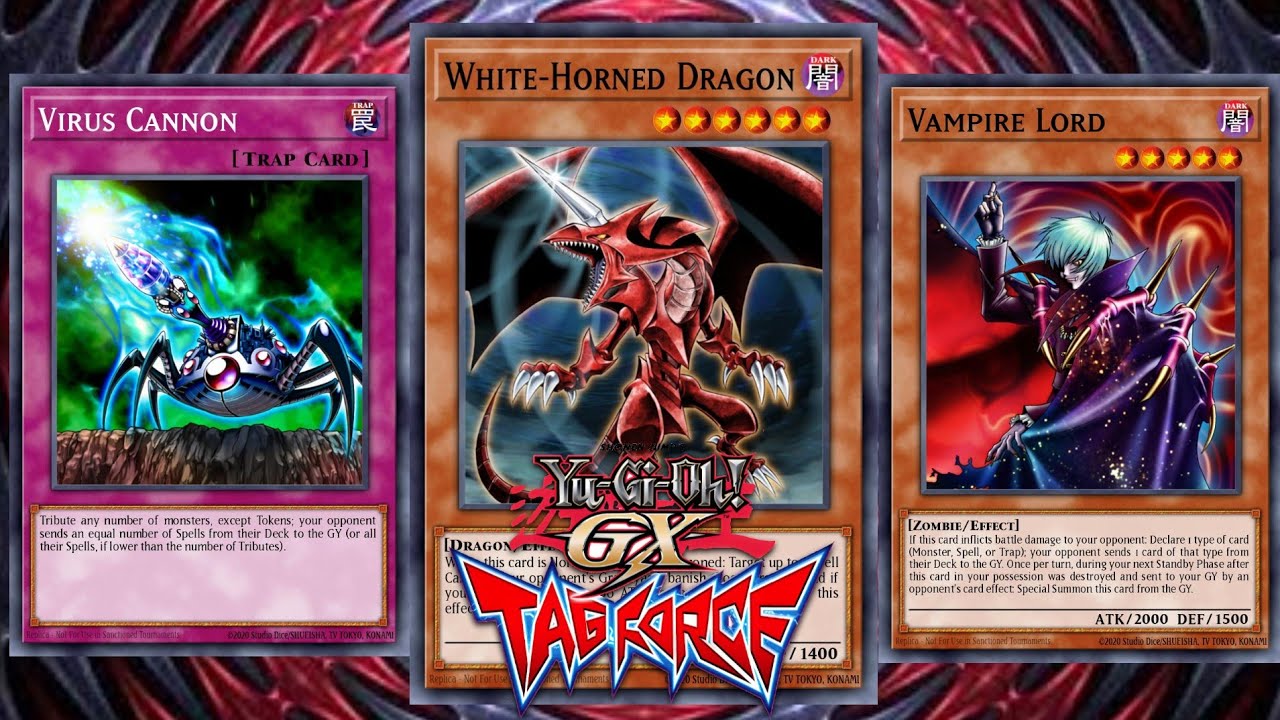 YU-GI-OH! GX TAG FORCE 1 - DECK WHITE-HORNED DRAGON / DECK DRAGÃO DE ...