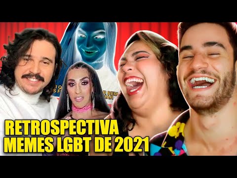 MELHORES MEMES LGBT DE 2021!!! Retrospectiva LGBT+ 🏳️‍🌈 | Klébio Damas