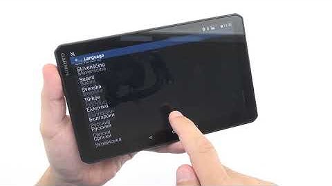 How to change menu language on Garmin dezl LGV700/800/1000 4K