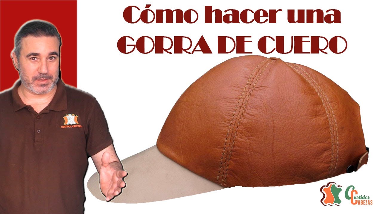 en caso Intacto alegría Cómo hacer una gorra de cuero - YouTube