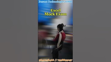 Best Excel Mock Test for Beginners | Besant Technologies OMR Branch 100% Placement Support | Chennai