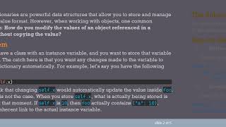 Understanding Pass-by-Reference in Python Dictionaries: How to Modify Object Values In-Place