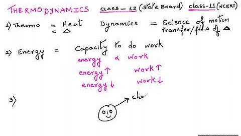 THERMODYNAMICS CLASS 12 REVISION by PROF SIMPLE RAJENDRA SHUKLA