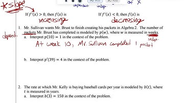 10,23 Calc 4.1 interpreting derivatives in context