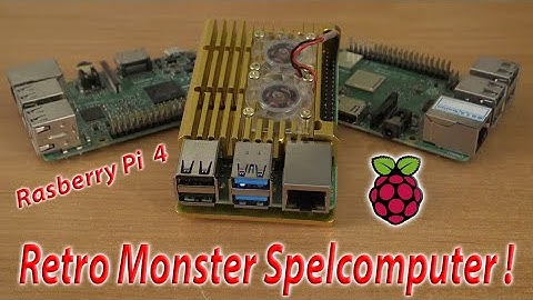 Raspberry Pi 4 - Een Monsterlijk Retro Spelcomputer !