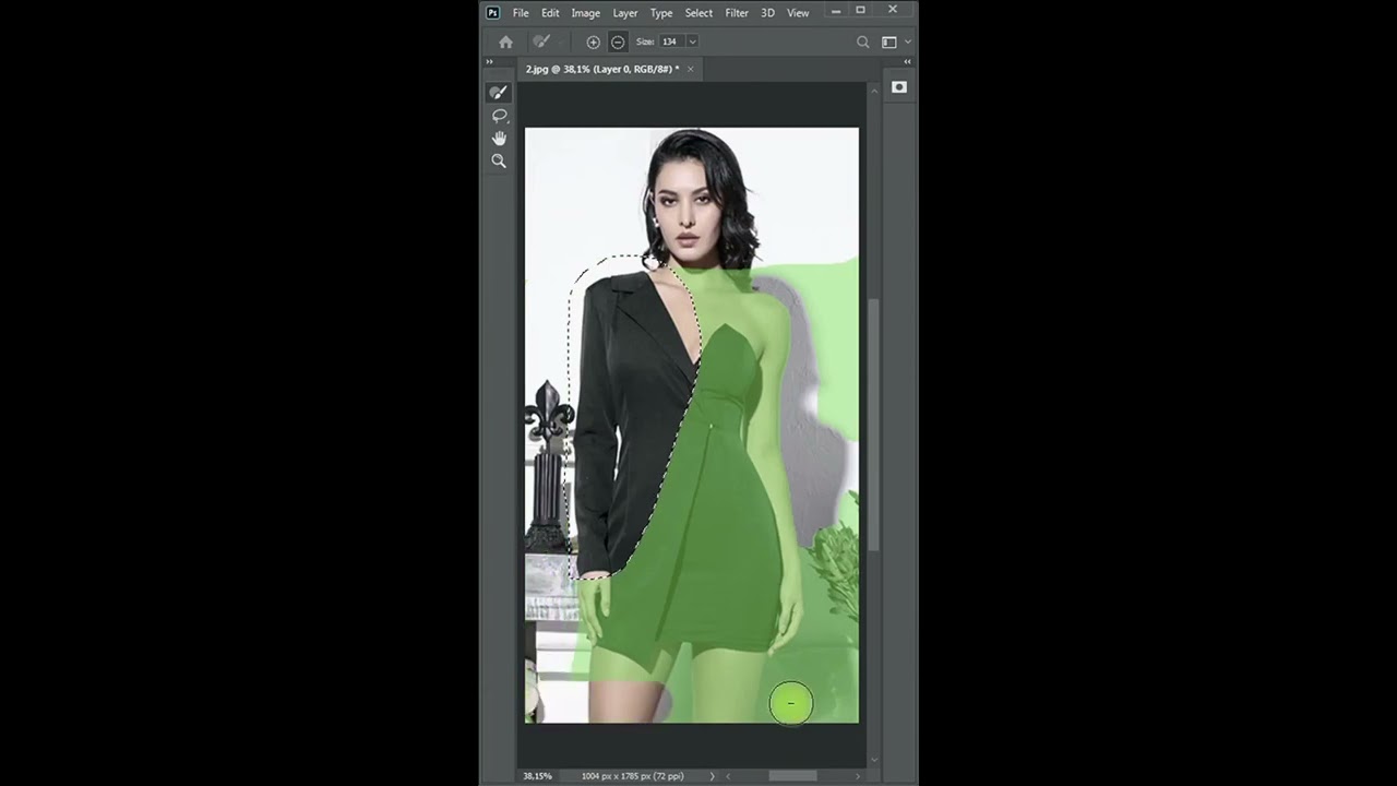 How to undress in Adobe Photoshop  Shorts