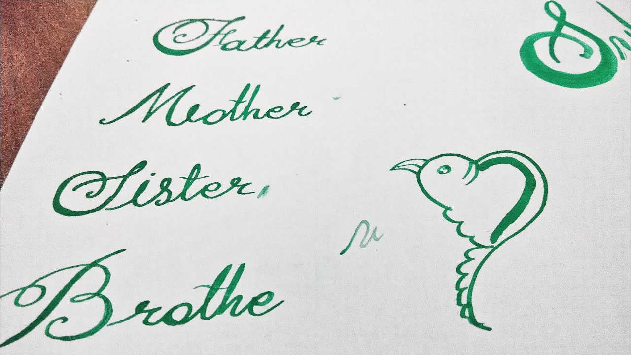 Modern Calligraphy a to z | calligraphy for Beginners Calligraphy ...