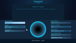 Steam Tuto. Changing the controller deadzones.