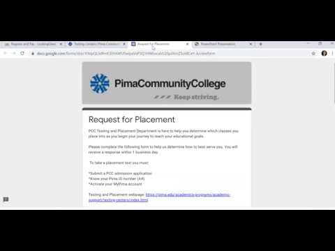 Register for Placement Tests