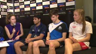 Interview Men & Women Platform Open, Senet Diving Cup Eindhoven 2016