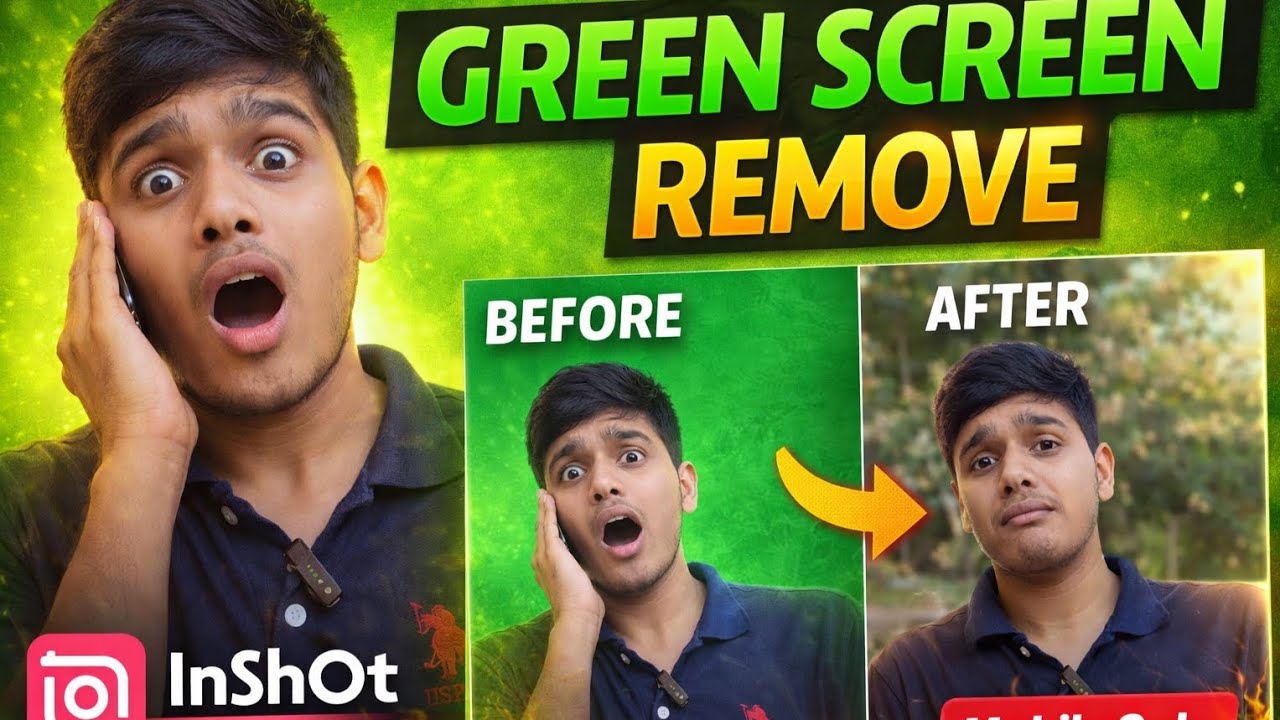 Green Screen हटाओ InShot App से  Beginners to Pro 😍 