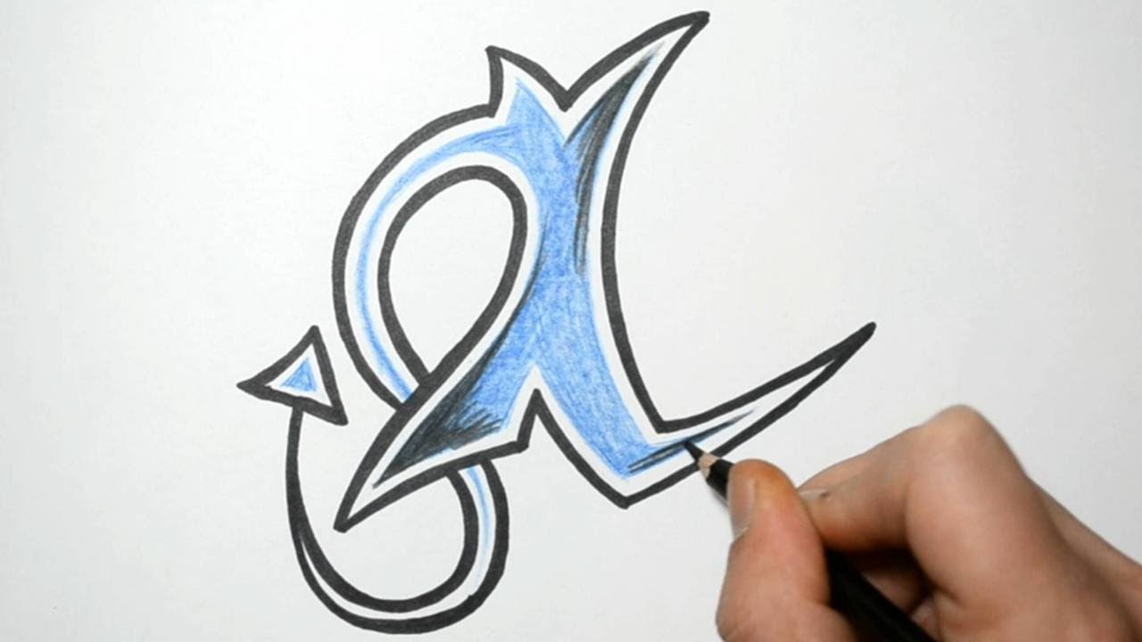 How to Draw Letters in Graffiti  Writing I YouTube