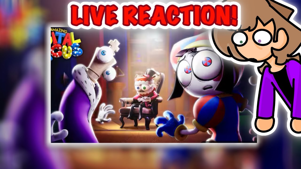 REACTING TO THE AMAZING DIGITAL CIRCUS EPISODE 8!!!! - YouTube