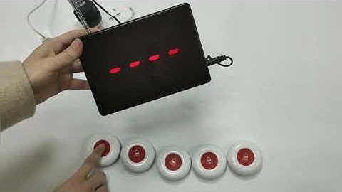 DAYTECH Calling System Wireless Receiver Monitor Display Panel  (E-P4) The main function