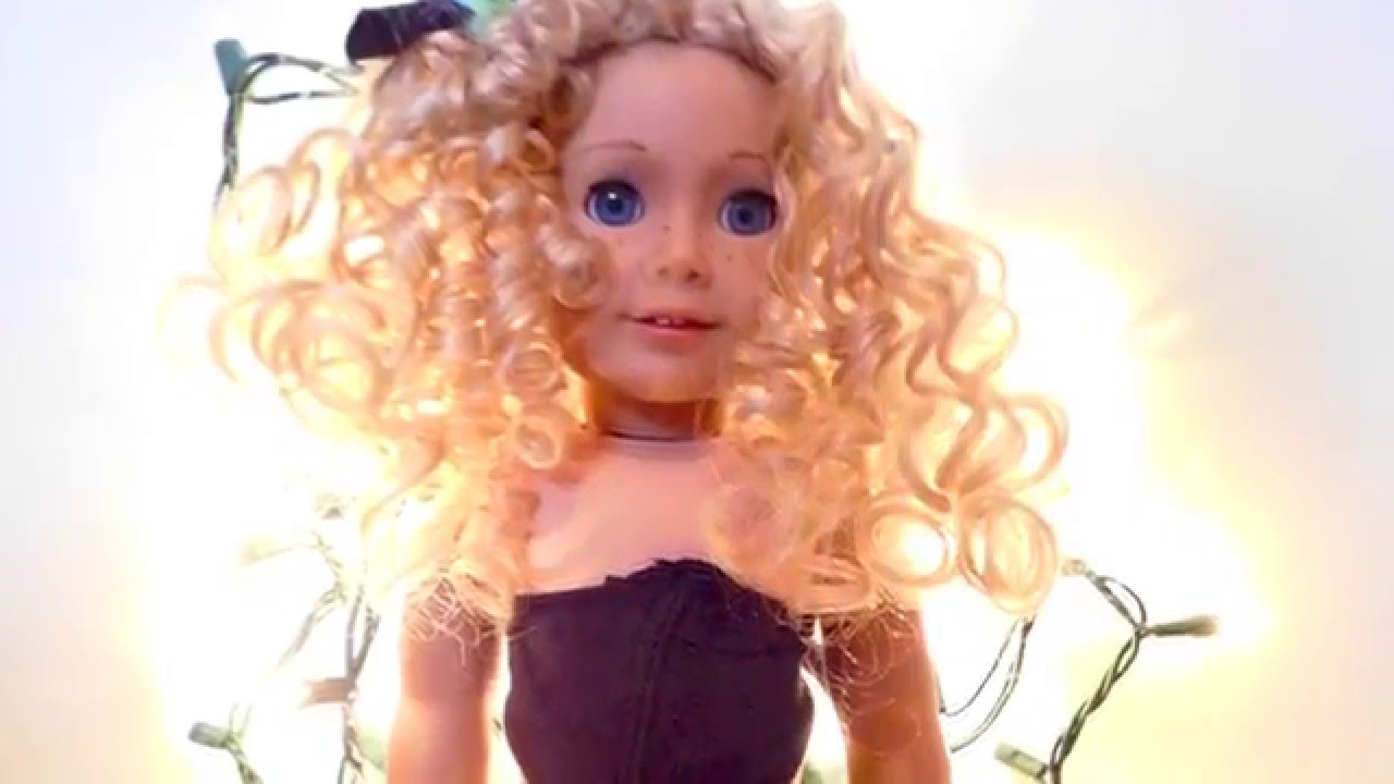 My AG doll dressed up as Sandy from Grease