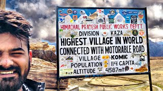 1 Minute at Komick-Highest Village of the World || Lahaul & Spiti S01E01