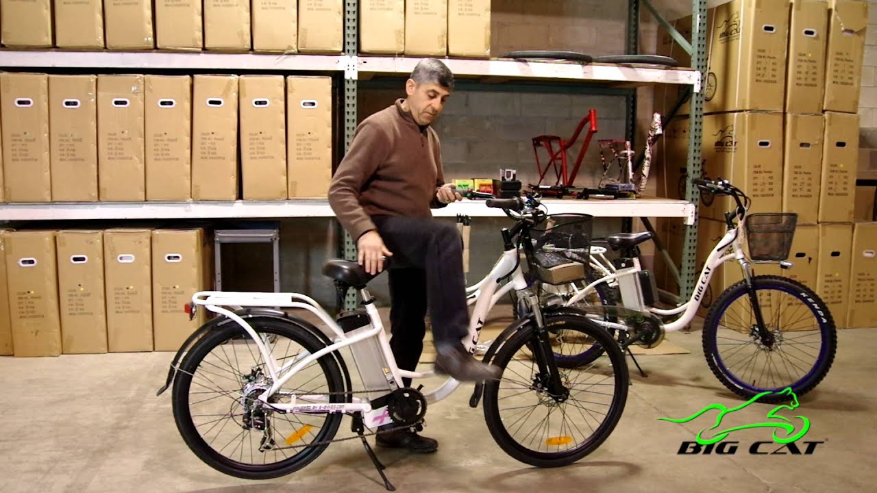 Big Cat ® Electric Bicycles Long Beach Cruiser (SE) Overview YouTube