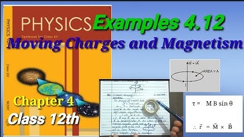 Example 4.12 | Class 12th | physics |  Chapter 4 | NCERT |