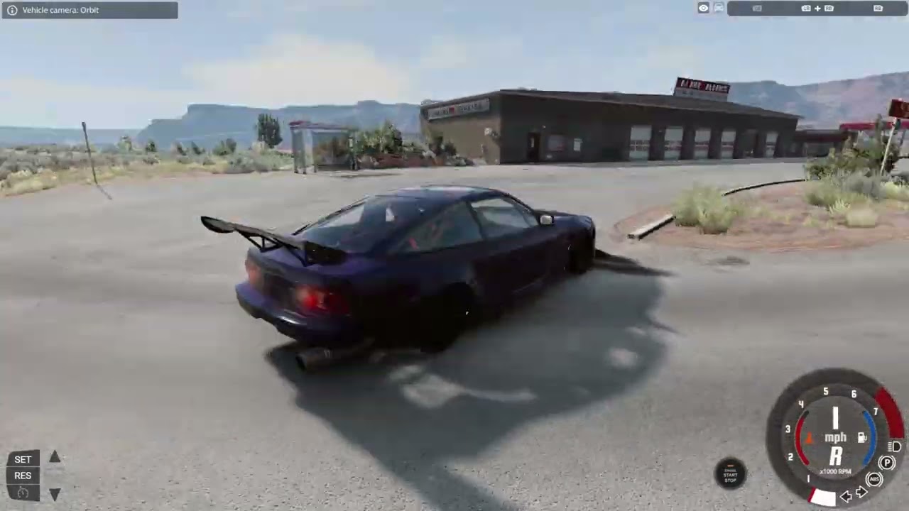 drifting in my new 180 nsx custom build in beamng