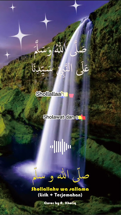 Rahmat Allah di ateuh Nabi - Shollallahu wa sallama (lirik terjemahan)
