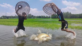 Old traditional fishing with bamboo tools polo in village | new polo fishing video 2024