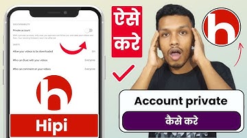 Hipi account private kaise kare | how to make hipi account private