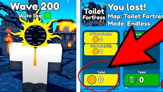 😱OMG!! 200 WAVE GLITCH WITH NEW SCIENTIST CLOCKMAN! NEW UPDATE IS COMING! TOILET TOWER DEFENSE