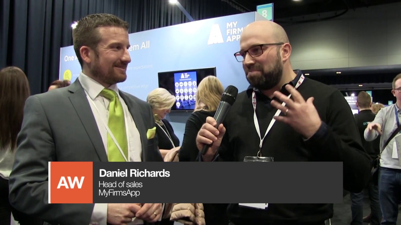 Accountex North 2018: Tom Herbert interviews Daniel Richards from MyFirmsApp camera iphone 8 plus apk