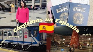 Vlog Chegamos Em Madrid Espanha Garota Sorriso