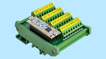 D-1688T Terminal Block Breakout Board Module, for STM32 Nucleo-32 boards, DIN Rail Mount