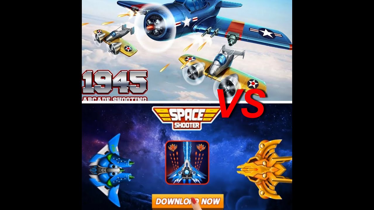 1945 Air Force: Airplane games VS Space shooter - Galaxy attack