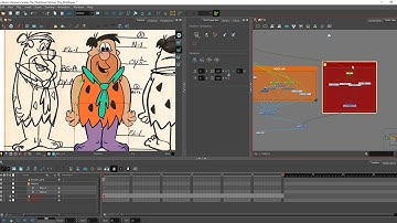 How to create Symmetry for Legs and Arms of Rigging Fred Flinstone in Toon Boom Harmony 16