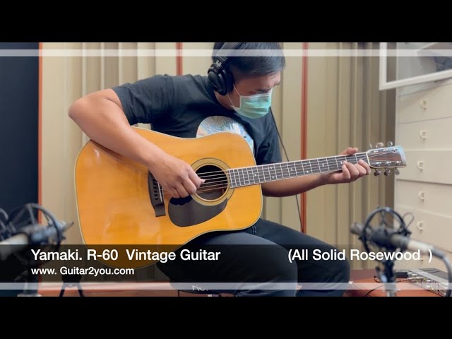 ジャンク　Yamaki アコースティックギター　R-60 Yamaki R-60 Vintage Guitar 1978 Japan - YouTube