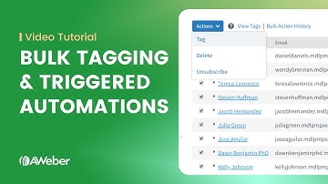 How to bulk tag subscribers to trigger an automated email campaign