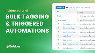 How to bulk tag subscribers to trigger an automated email campaign