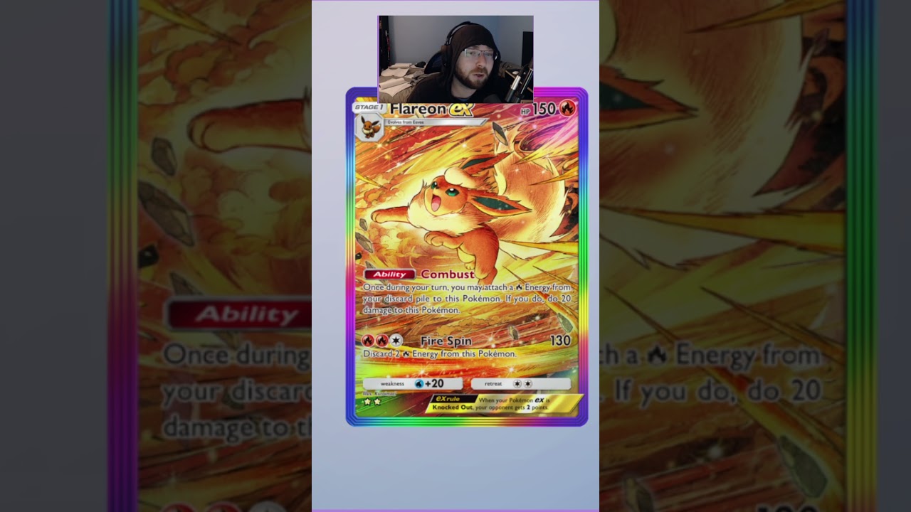 height of pokemon card 401 Games Canada - Flareon - 2/17 main image 1
