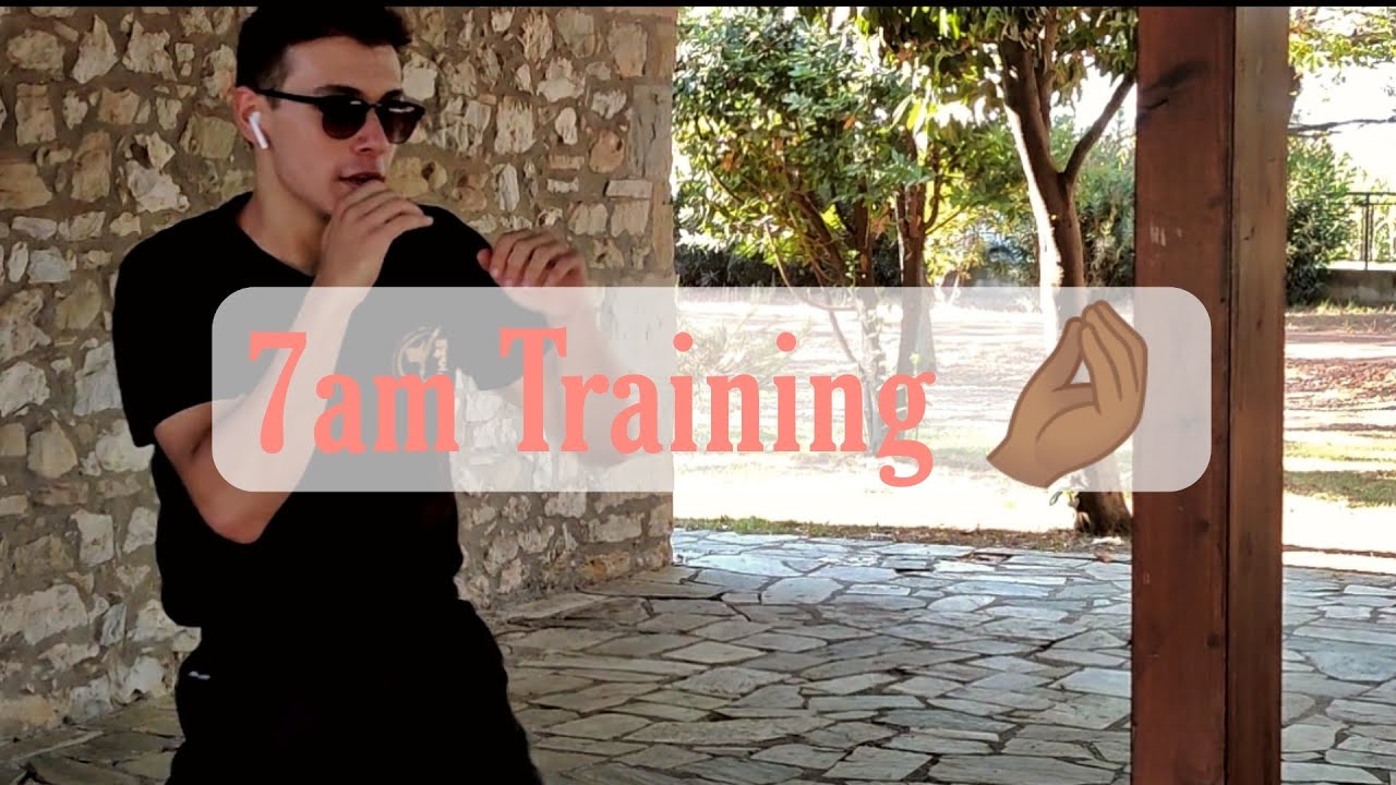 Trainingvlog 6: Morning outdoor training !