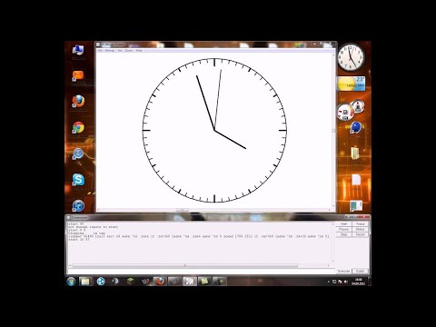 Drawing clock in MSW Logo
