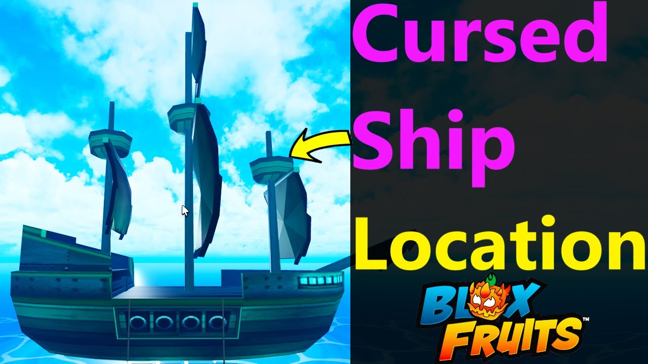 How to find Cursed Ship in Blox Fruits | Cursed Ship Location #roblox # ...