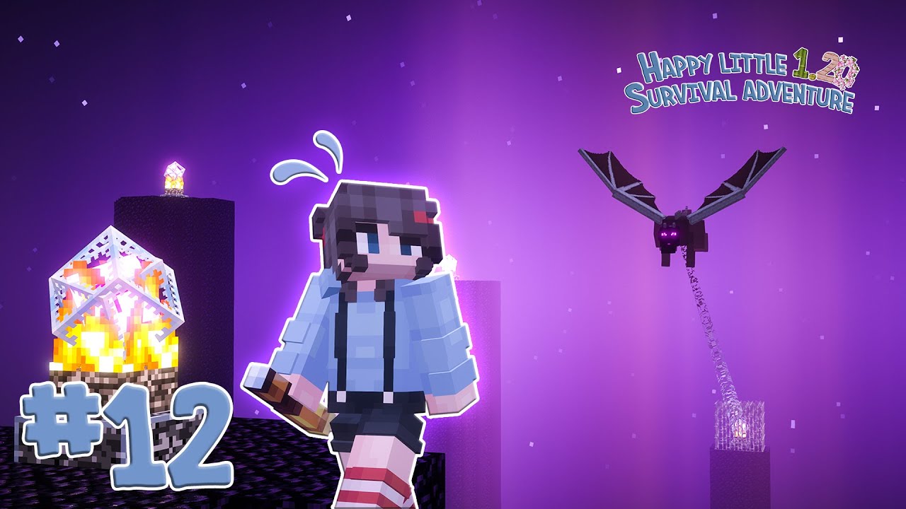 ENDING the DRAGON?! - Happy Little Survival Adventure in Minecraft 1.20 - Ep 12